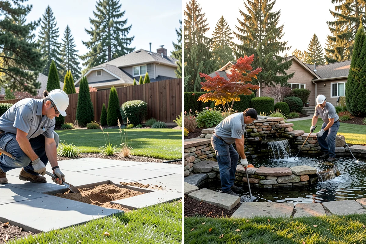 Bed Mulching in Puyallup, Pierce County, WA - Confirm mulch type and calculate coverage depth