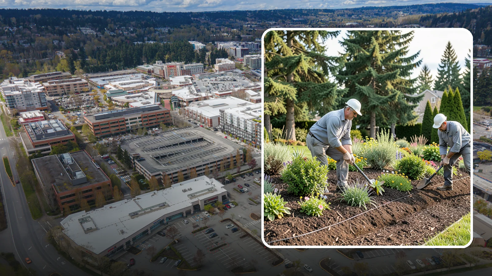 Bed Mulching in Redmond, King County, WA - We apply fresh, properly graded mulch to protect, insulate, and beautify your Pacific Northwest garden beds.