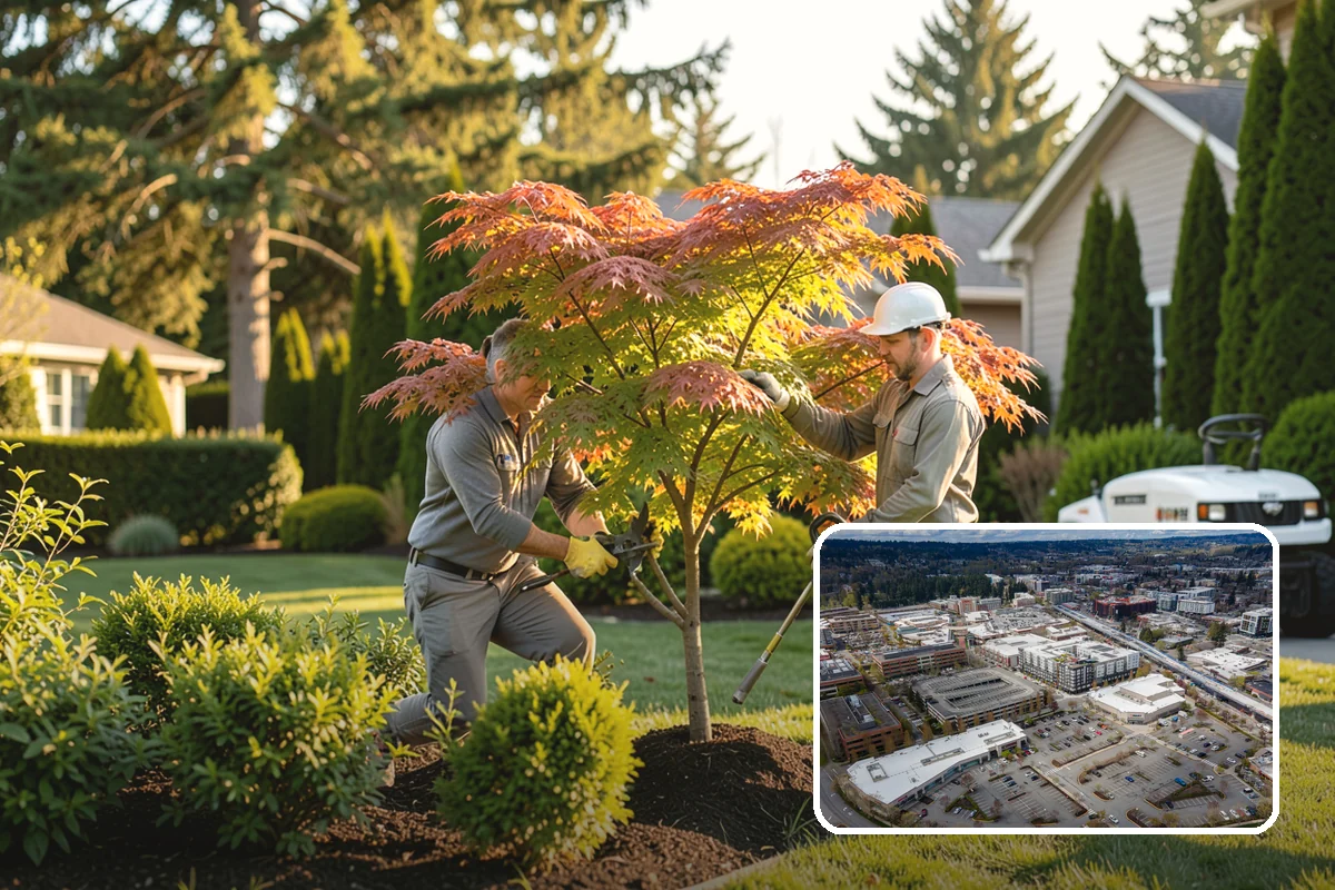 Bed Mulching in Redmond, King County, WA - Suppresses PNW weeds and reduces hand-pulling