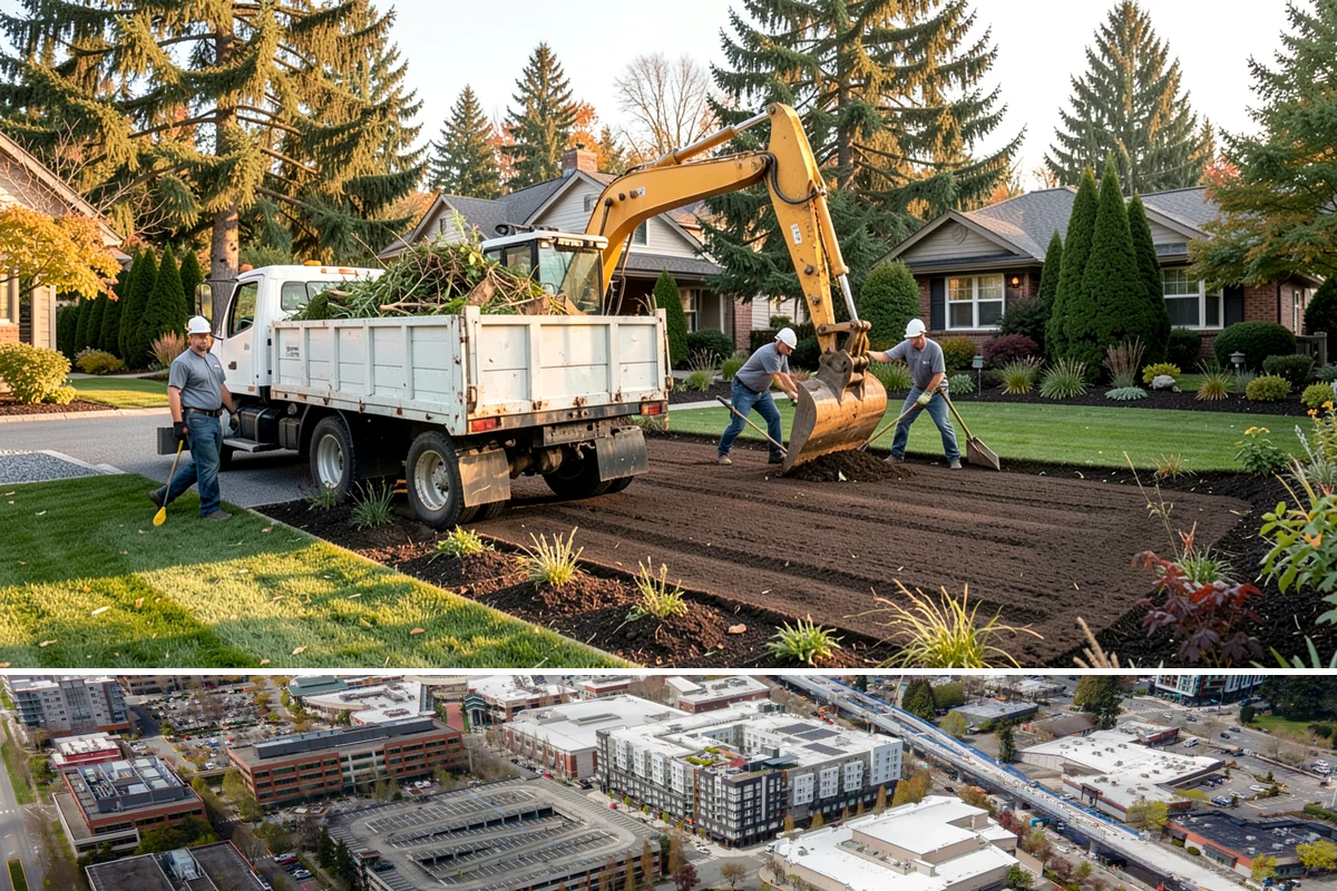 Bed Mulching in Redmond, King County, WA - Apply in late spring after soil warms for weed control and moisture retention, with a fall top-up to protect roots through the...
