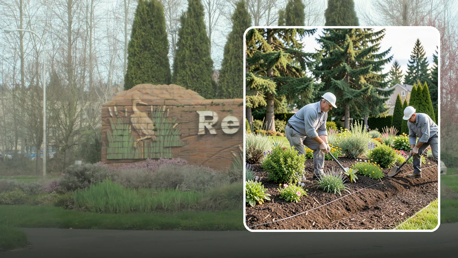 Bed Mulching in Renton, King County, WA - We apply fresh, properly graded mulch to protect, insulate, and beautify your Pacific Northwest garden beds.