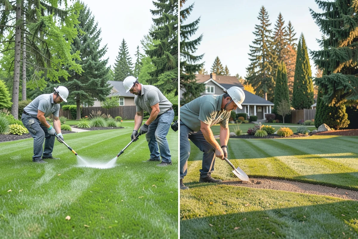 Bed Mulching in Renton, King County, WA - Confirm mulch type and calculate coverage depth