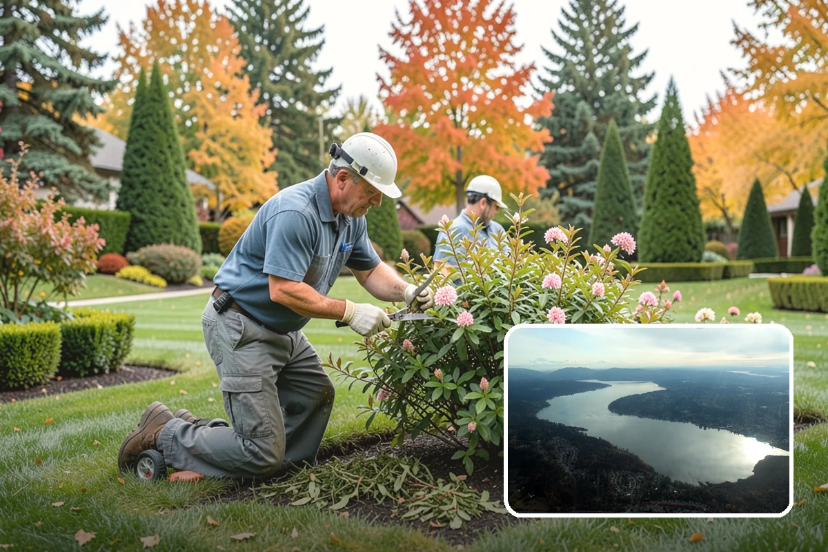Bed Mulching in Sammamish, King County, WA - Suppresses PNW weeds and reduces hand-pulling