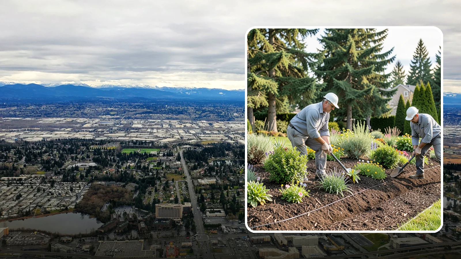 Bed Mulching in SeaTac, King County, WA - We apply fresh, properly graded mulch to protect, insulate, and beautify your Pacific Northwest garden beds.
