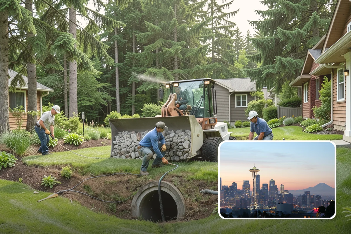 Bed Mulching in Seattle, King County, WA - Suppresses PNW weeds and reduces hand-pulling