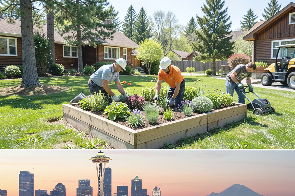 Bed Mulching in Seattle, King County, WA - Apply in late spring after soil warms for weed control and moisture retention, with a fall top-up to protect roots through the...