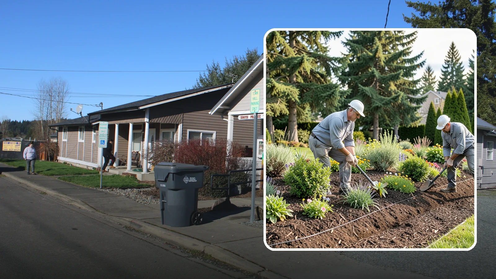Bed Mulching in South Prairie, Pierce County, WA - We apply fresh, properly graded mulch to protect, insulate, and beautify your Pacific Northwest garden beds.