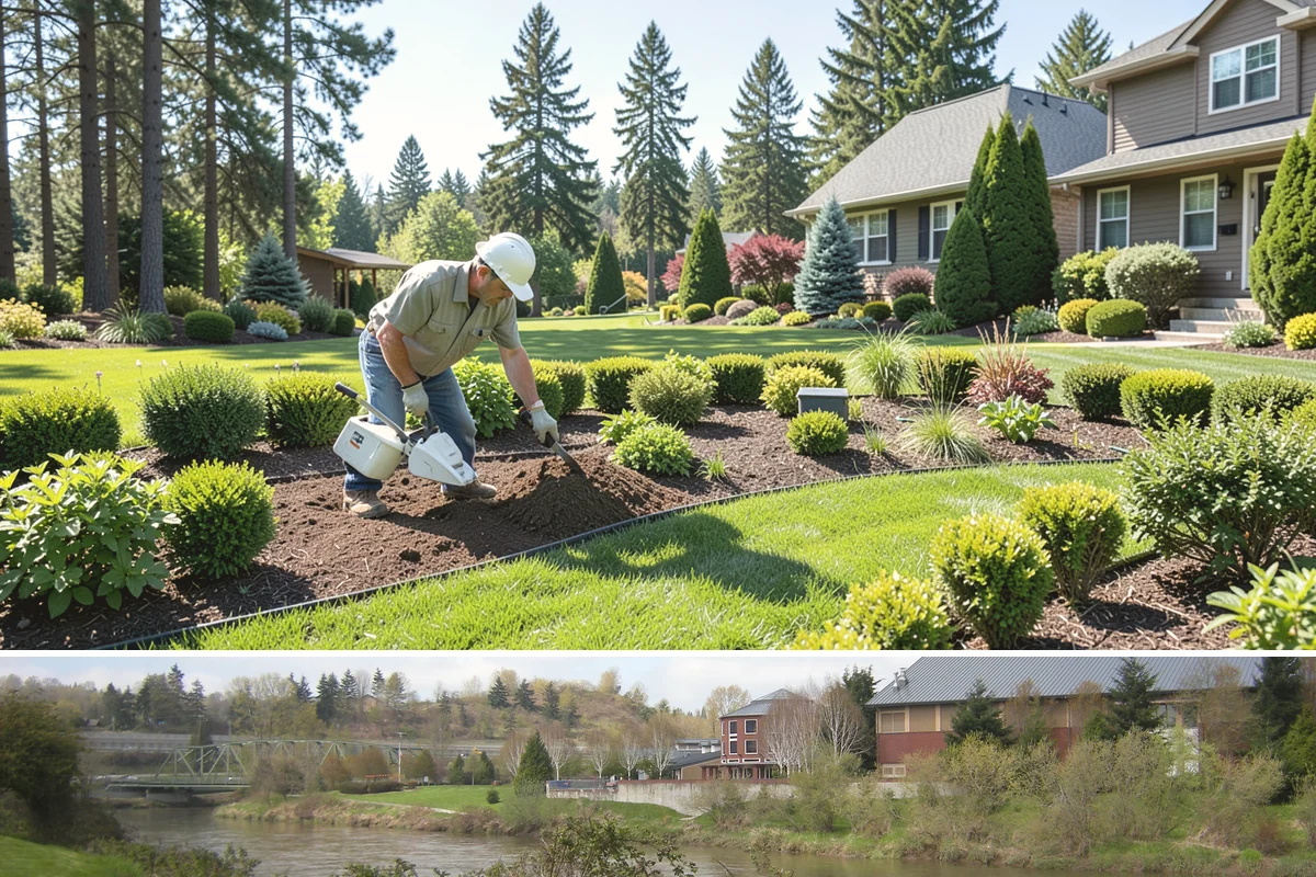 Bed Mulching in Tukwila, King County, WA - Apply in late spring after soil warms for weed control and moisture retention, with a fall top-up to protect roots through the...