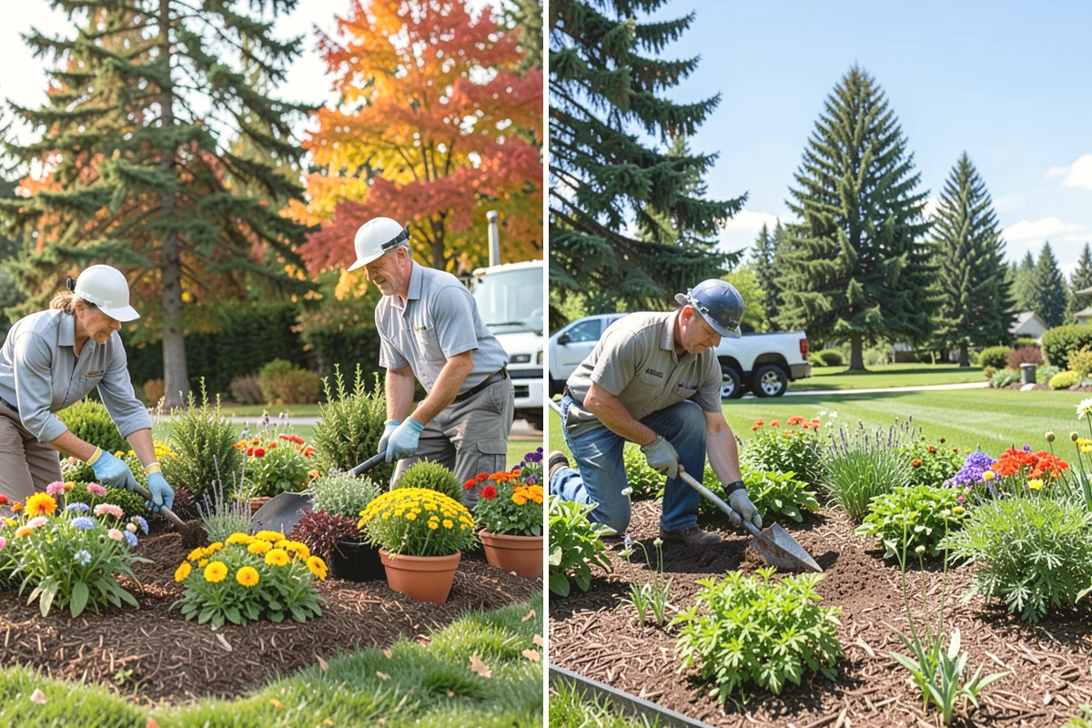 Bed Mulching in University Place, Pierce County, WA - Confirm mulch type and calculate coverage depth