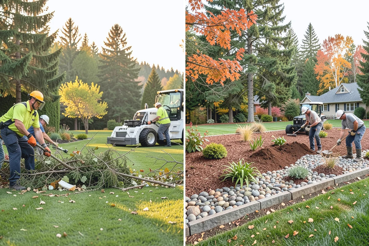 Bed Mulching in Wilkeson, Pierce County, WA - Confirm mulch type and calculate coverage depth