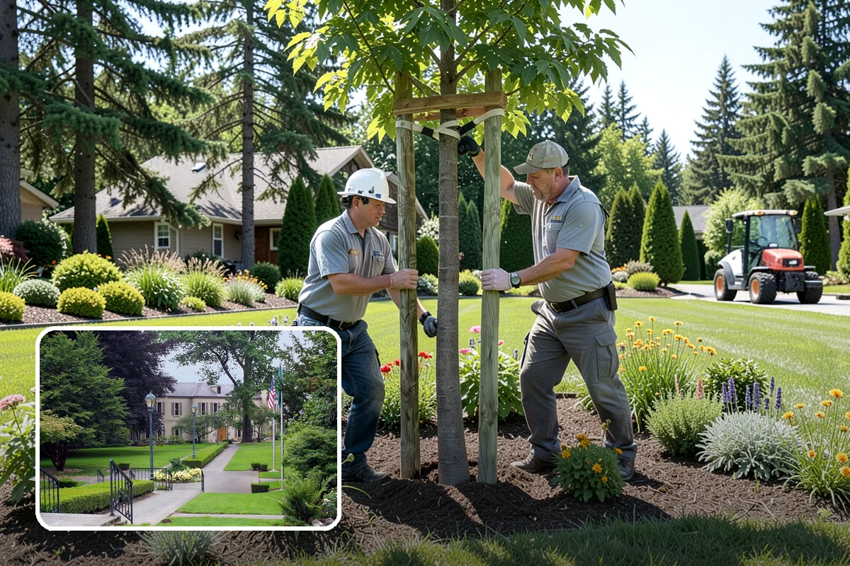 Bed Mulching in Woodinville, King County, WA - Suppresses PNW weeds and reduces hand-pulling