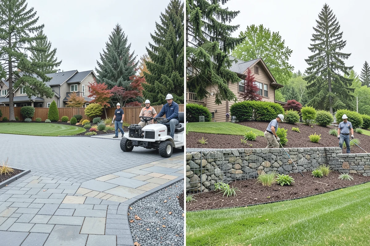 Bed Mulching in Woodinville, King County, WA - Confirm mulch type and calculate coverage depth