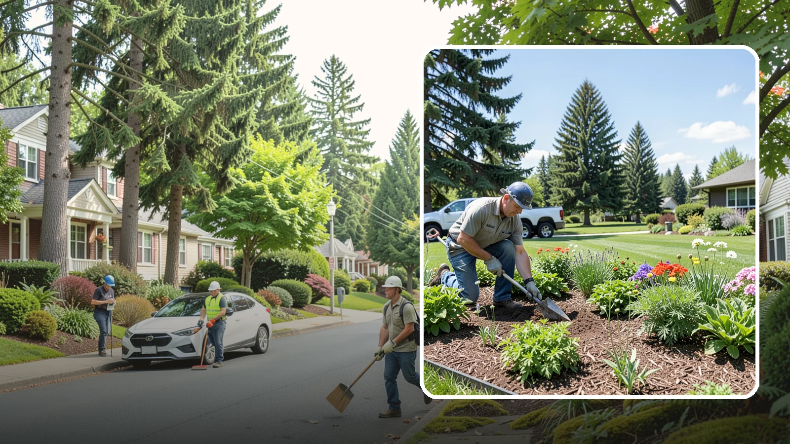 Bed Preparation in Beaux Arts Village, King County, WA - Seasonal bed prep that clears, amends, and readies planting beds for a new round of planting.
