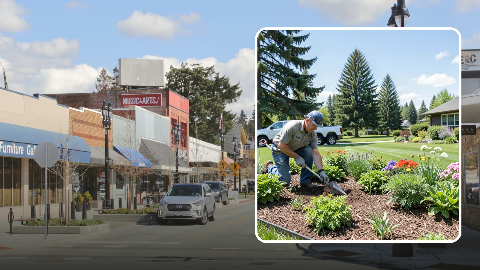 Bed Preparation in Bothell, King County, WA - Seasonal bed prep that clears, amends, and readies planting beds for a new round of planting.