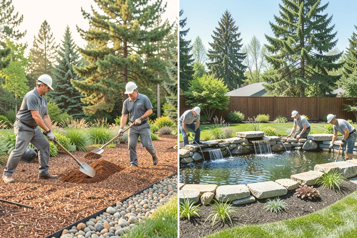 Bed Preparation in Bothell, King County, WA - Clear old growth, debris, and weeds