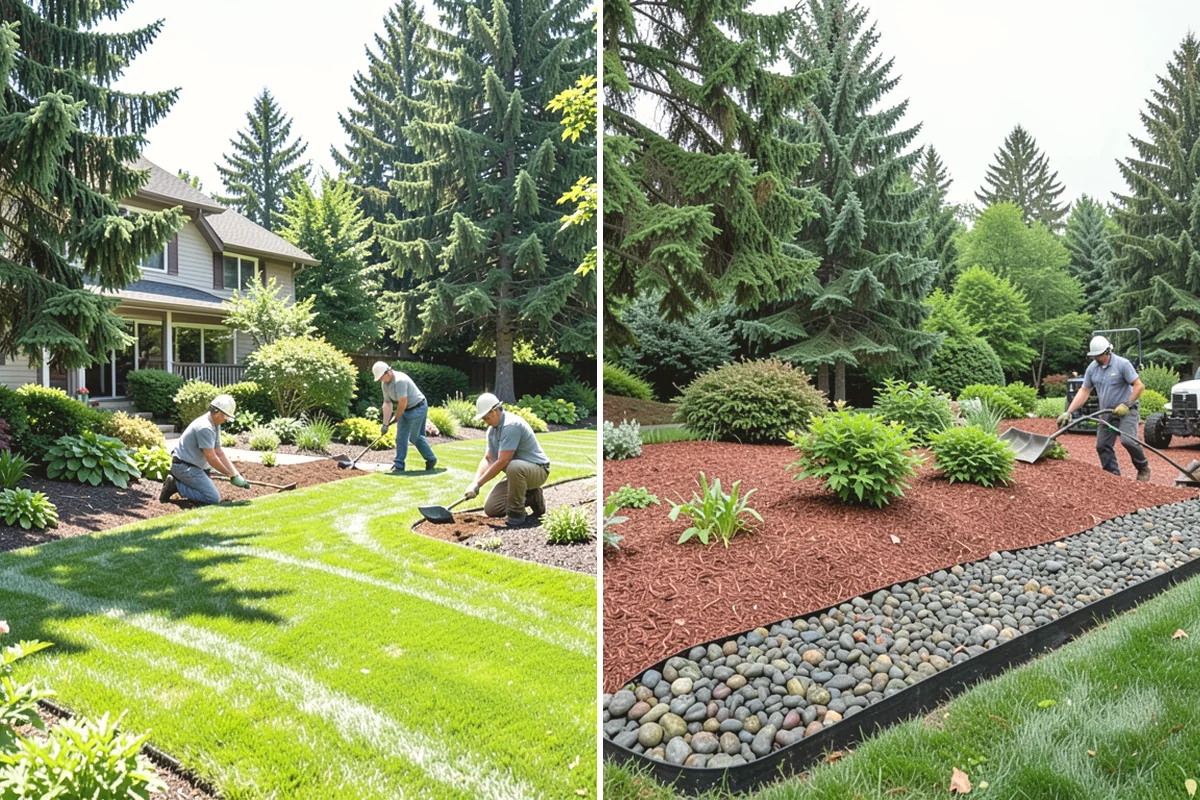 Bed Preparation in Burlington, Skagit County, WA - Clear old growth, debris, and weeds