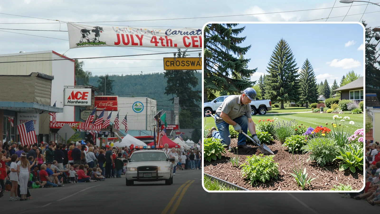 Bed Preparation in Carnation, King County, WA - Seasonal bed prep that clears, amends, and readies planting beds for a new round of planting.