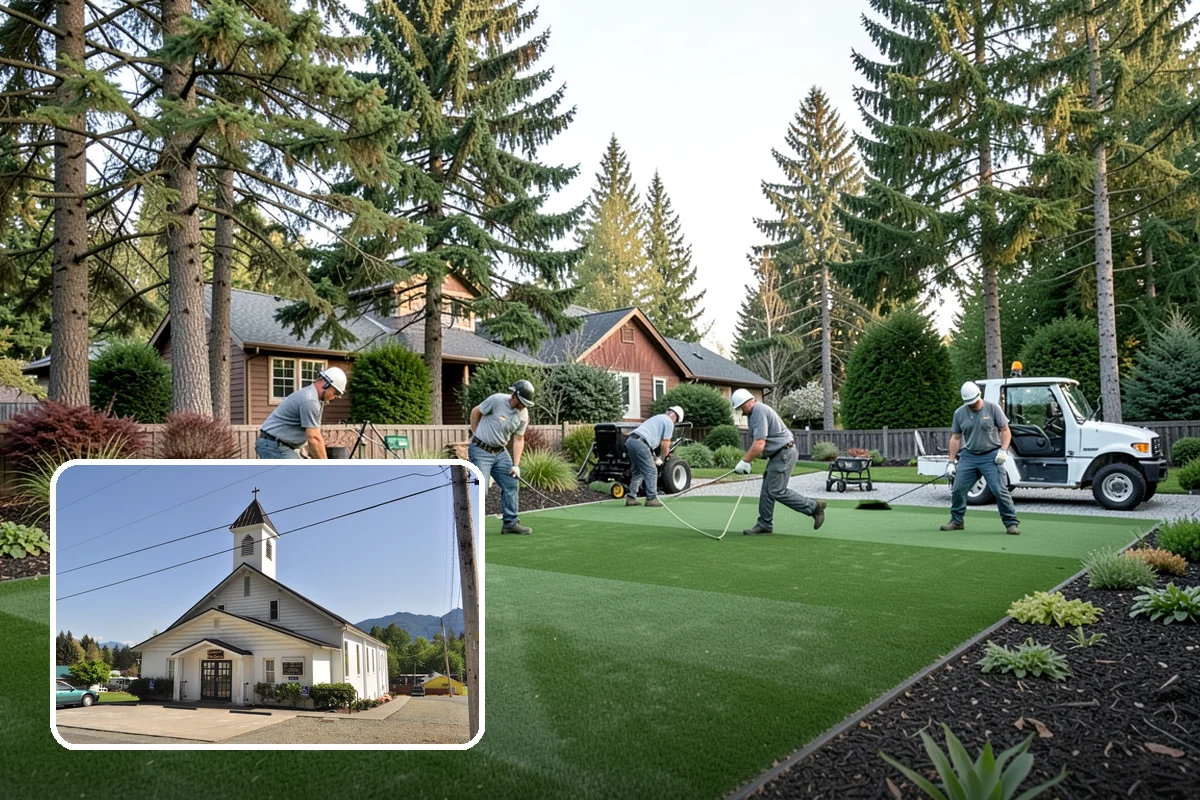 Bed Preparation in Concrete, Skagit County, WA - Beds ready to plant right away