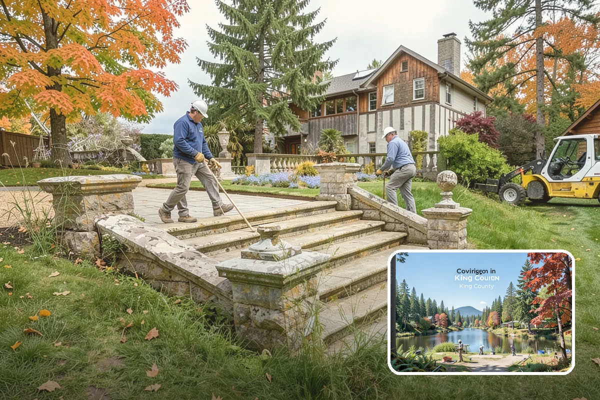 Bed Preparation in Covington, King County, WA - Beds ready to plant right away