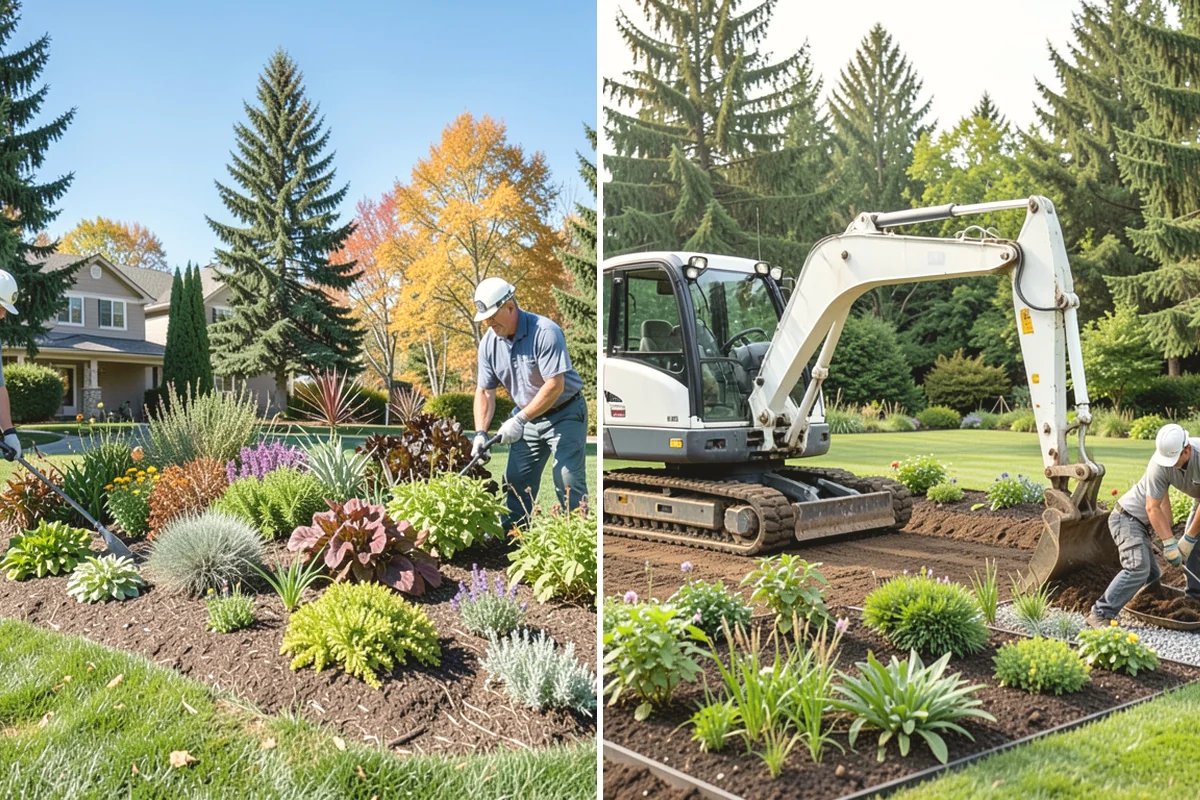 Bed Preparation in Edgewood, Pierce County, WA - Clear old growth, debris, and weeds