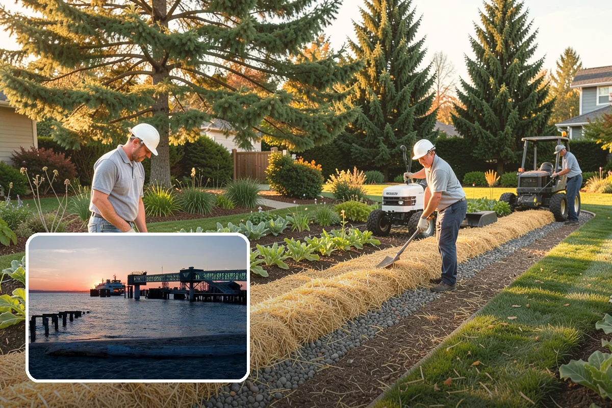 Bed Preparation in Edmonds, Snohomish County, WA - Beds ready to plant right away