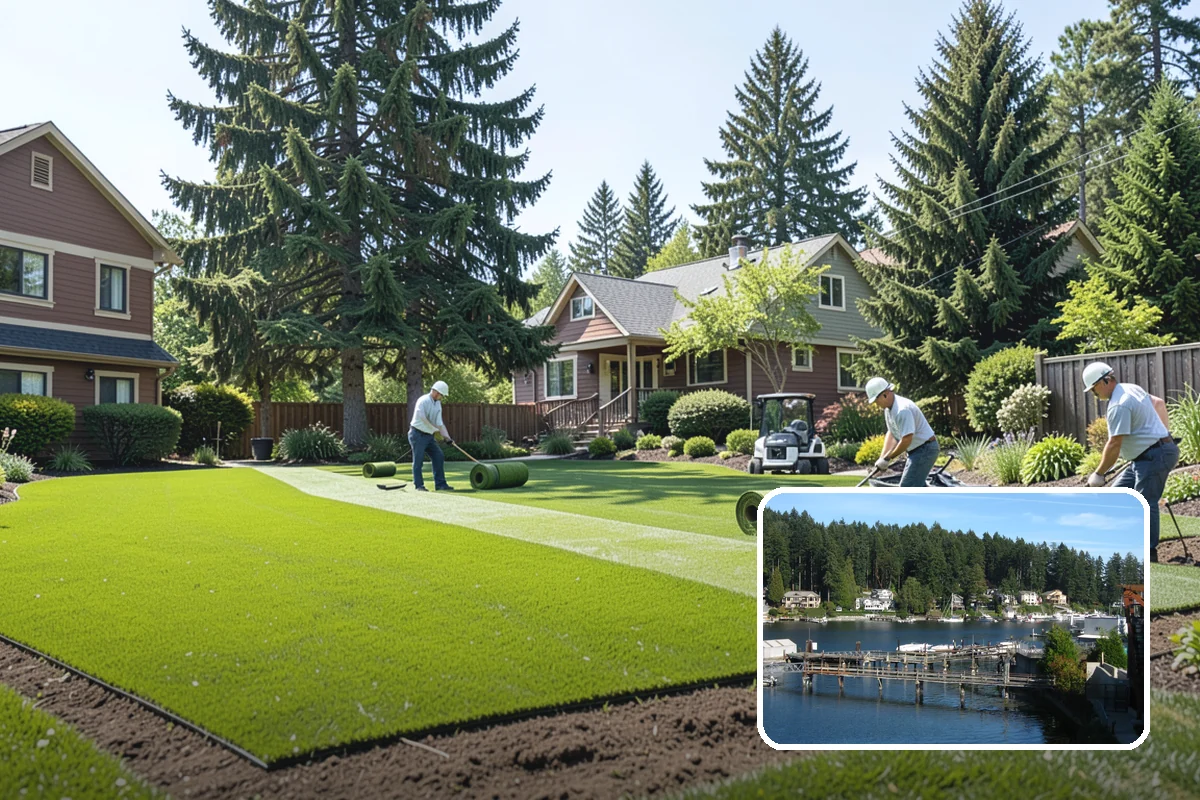 Bed Preparation in Gig Harbor, Pierce County, WA - Beds ready to plant right away