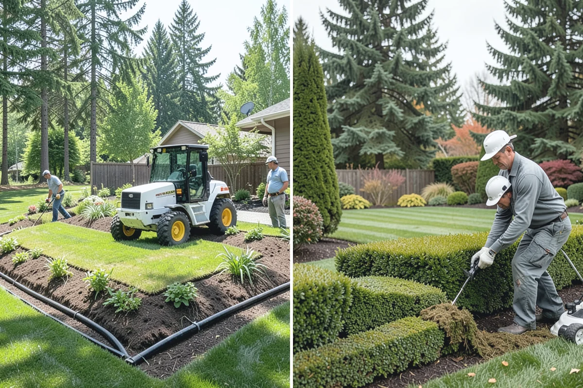 Bed Preparation in Hamilton, Skagit County, WA - Clear old growth, debris, and weeds