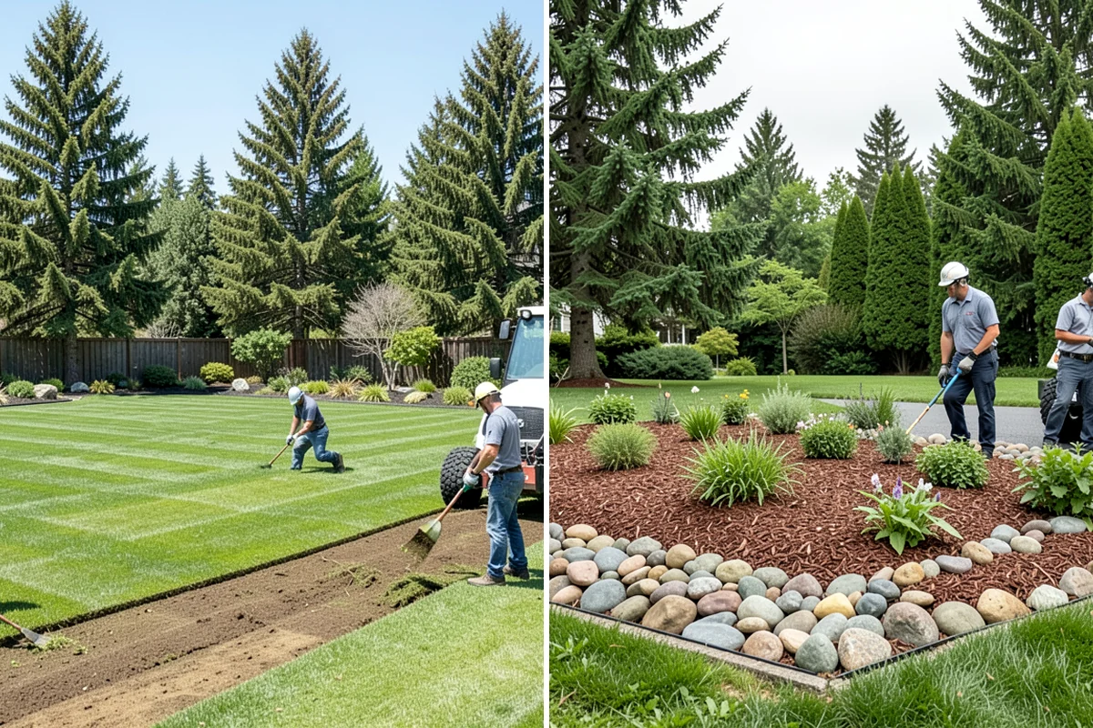 Bed Preparation in Kenmore, King County, WA - Clear old growth, debris, and weeds