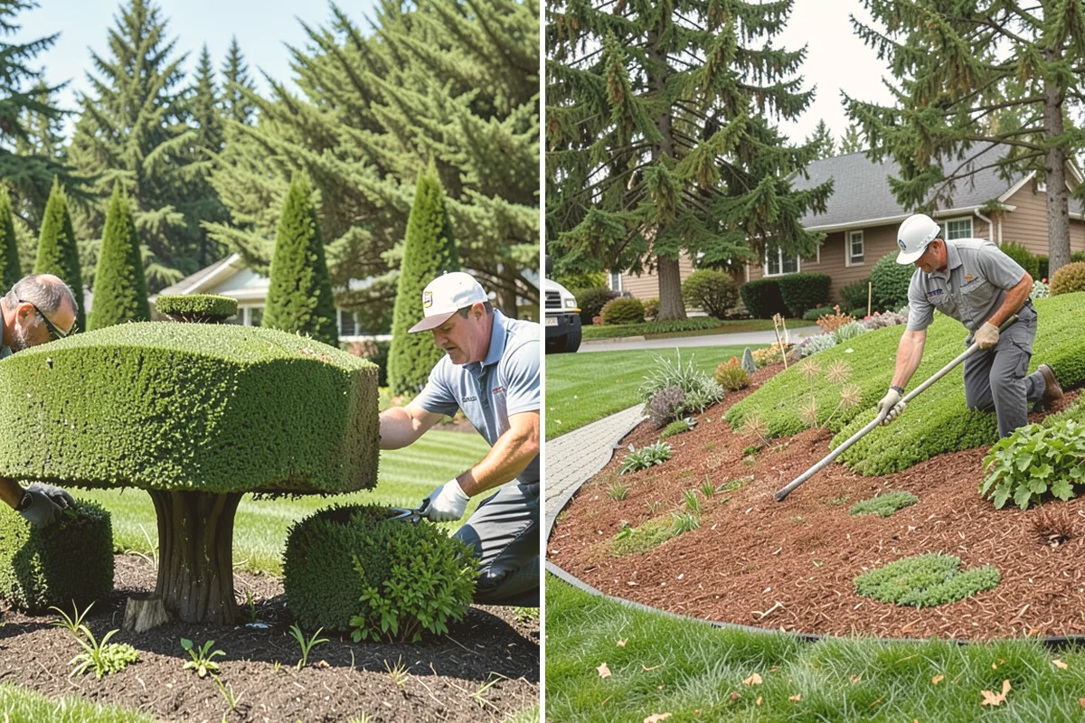 Bed Preparation in Kent, King County, WA - Clear old growth, debris, and weeds