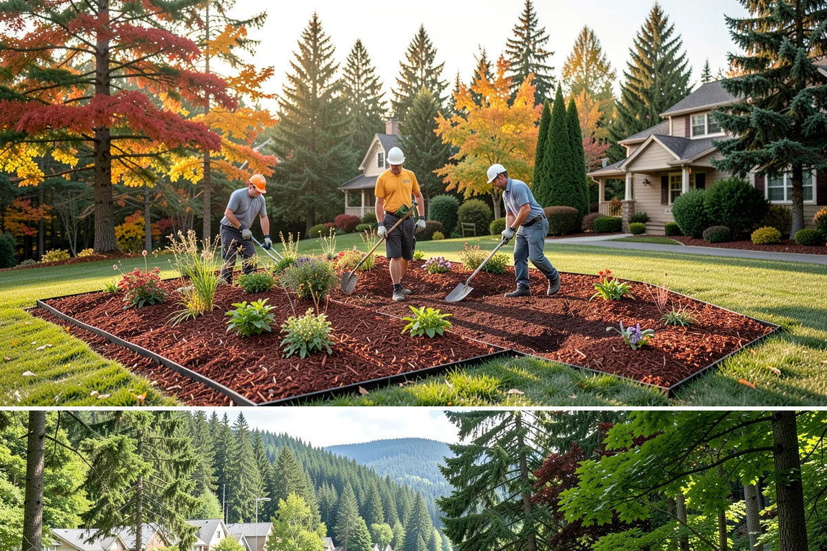 Bed Preparation in Lake Forest Park, King County, WA - Done in spring and fall ahead of planting.