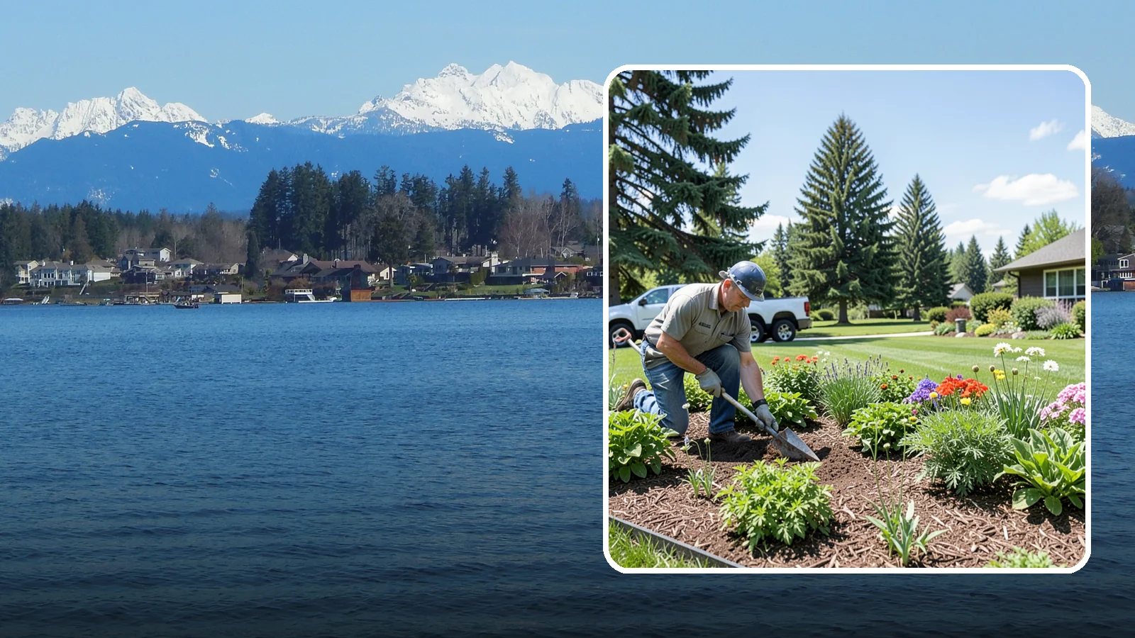 Bed Preparation in Lake Stevens, Snohomish County, WA - Seasonal bed prep that clears, amends, and readies planting beds for a new round of planting.