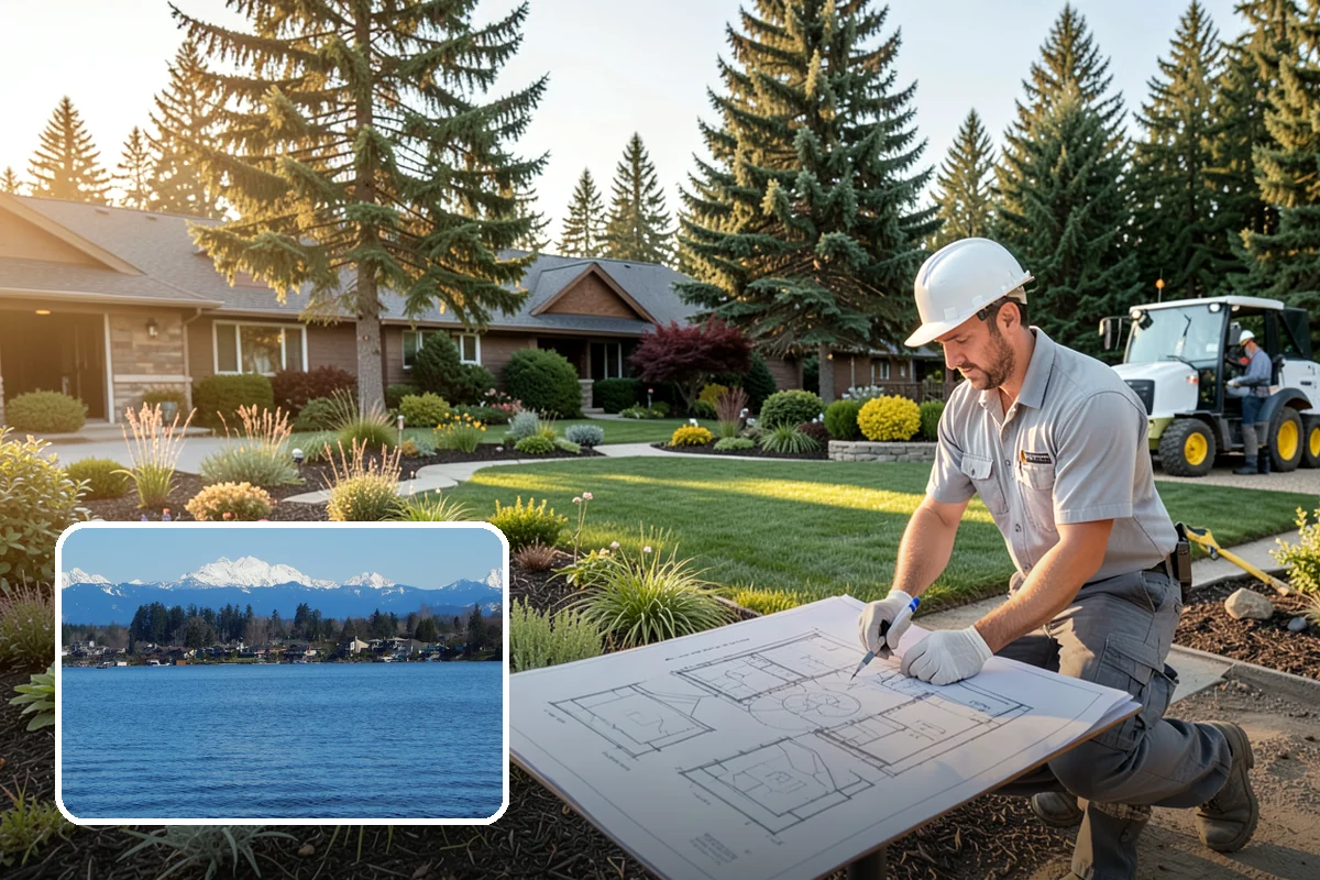 Bed Preparation in Lake Stevens, Snohomish County, WA - Beds ready to plant right away