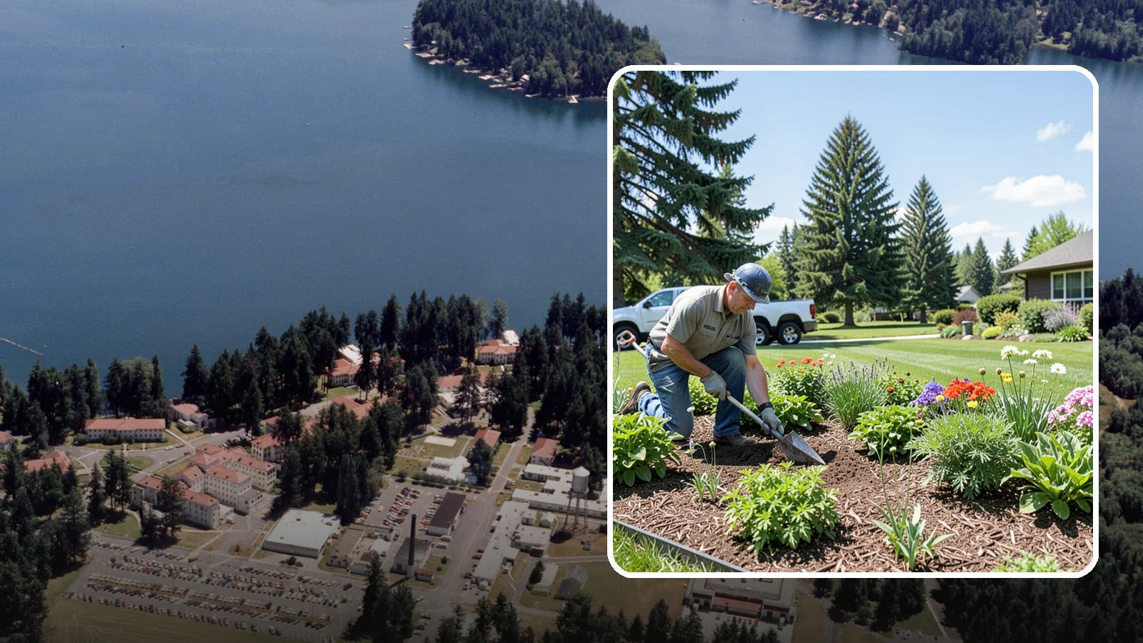 Bed Preparation in Lakewood, Pierce County, WA - Seasonal bed prep that clears, amends, and readies planting beds for a new round of planting.