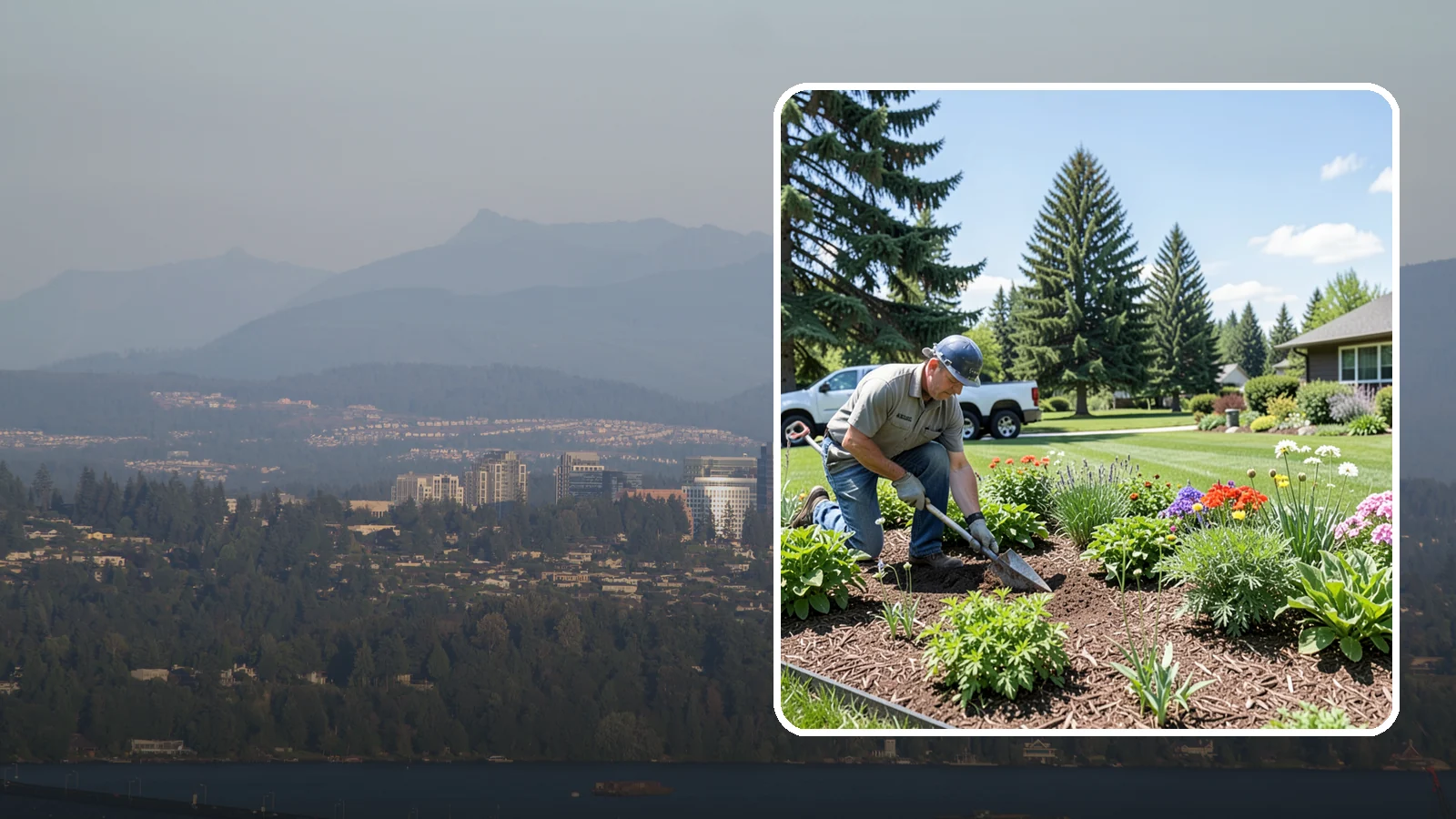 Bed Preparation in Medina, King County, WA - Seasonal bed prep that clears, amends, and readies planting beds for a new round of planting.