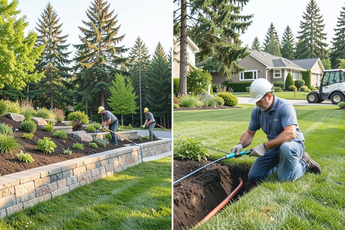 Bed Preparation in Medina, King County, WA - Clear old growth, debris, and weeds