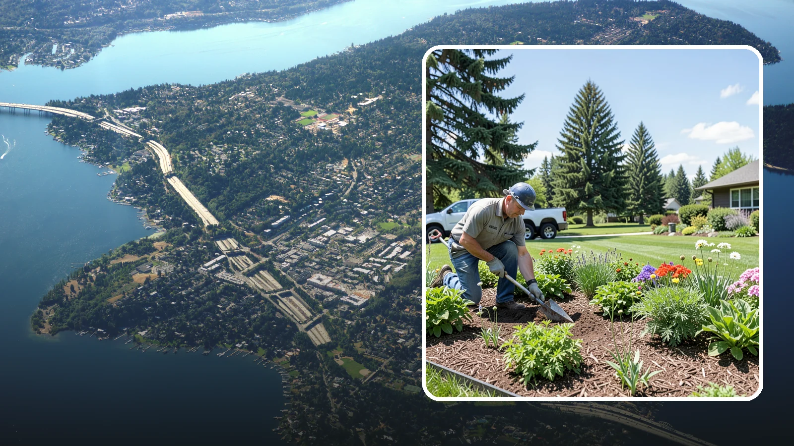 Bed Preparation in Mercer Island, King County, WA - Seasonal bed prep that clears, amends, and readies planting beds for a new round of planting.