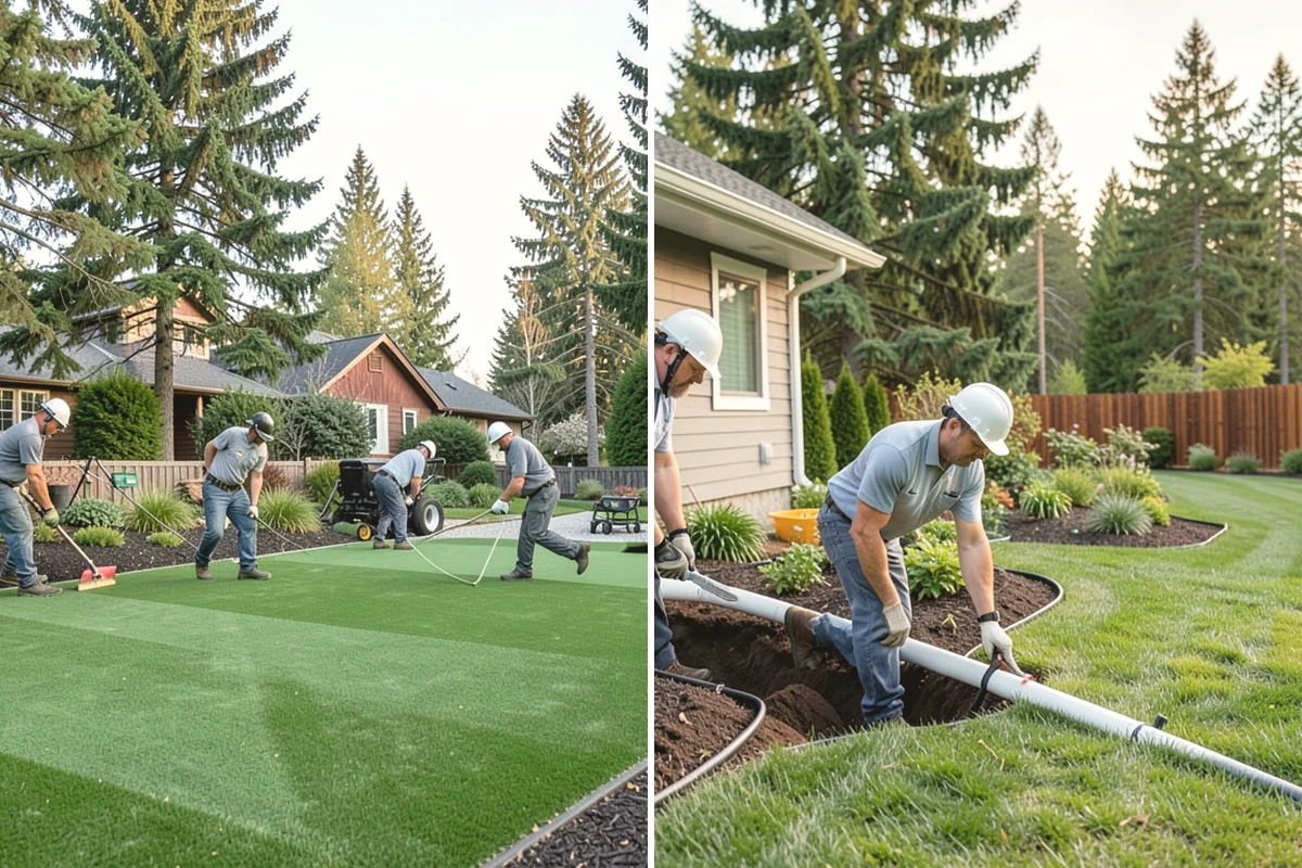 Bed Preparation in Monroe, Snohomish County, WA - Clear old growth, debris, and weeds