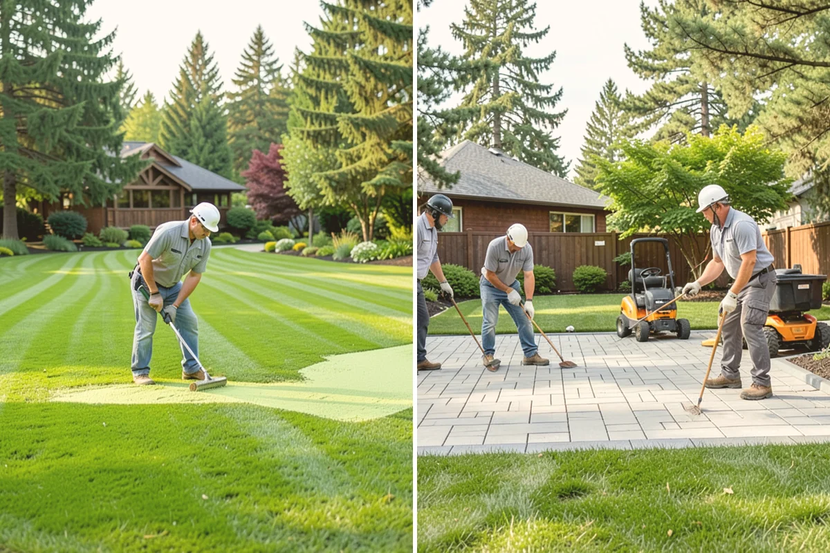 Bed Preparation in Newcastle, King County, WA - Clear old growth, debris, and weeds