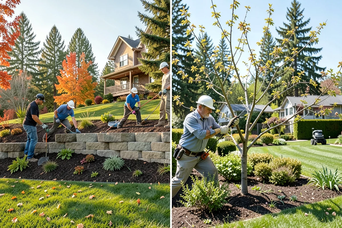Bed Preparation in Normandy Park, King County, WA - Clear old growth, debris, and weeds