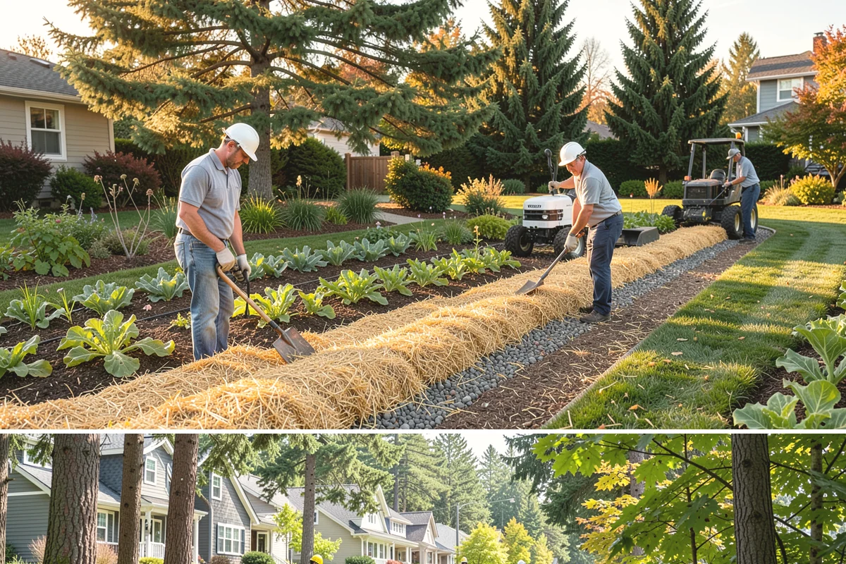 Bed Preparation in Normandy Park, King County, WA - Done in spring and fall ahead of planting.