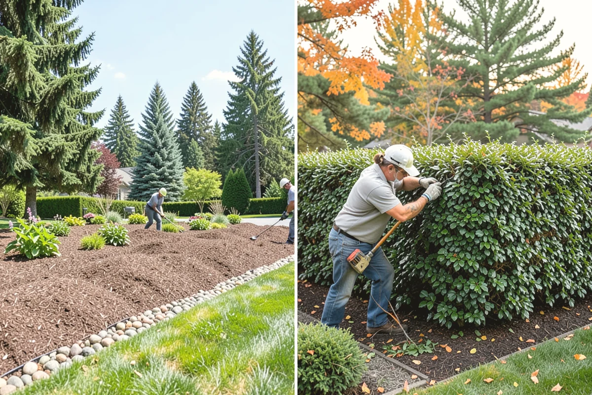 Bed Preparation in North Bend, King County, WA - Clear old growth, debris, and weeds