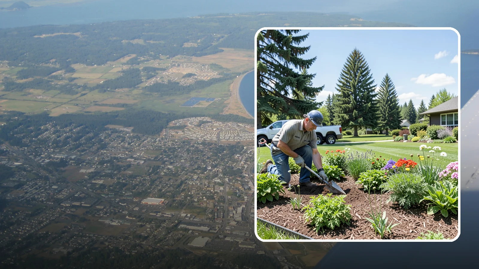 Bed Preparation in Oak Harbor, Island County, WA - Seasonal bed prep that clears, amends, and readies planting beds for a new round of planting.