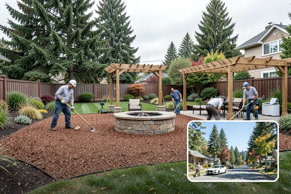 Bed Preparation in Orting, Pierce County, WA - Beds ready to plant right away