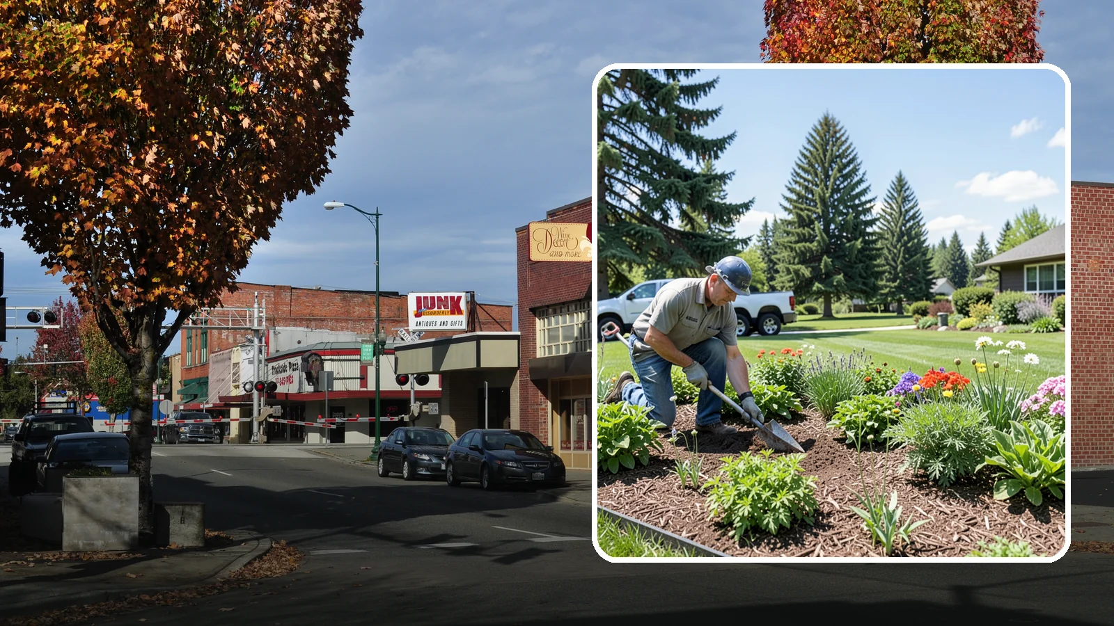 Bed Preparation in Puyallup, Pierce County, WA - Seasonal bed prep that clears, amends, and readies planting beds for a new round of planting.
