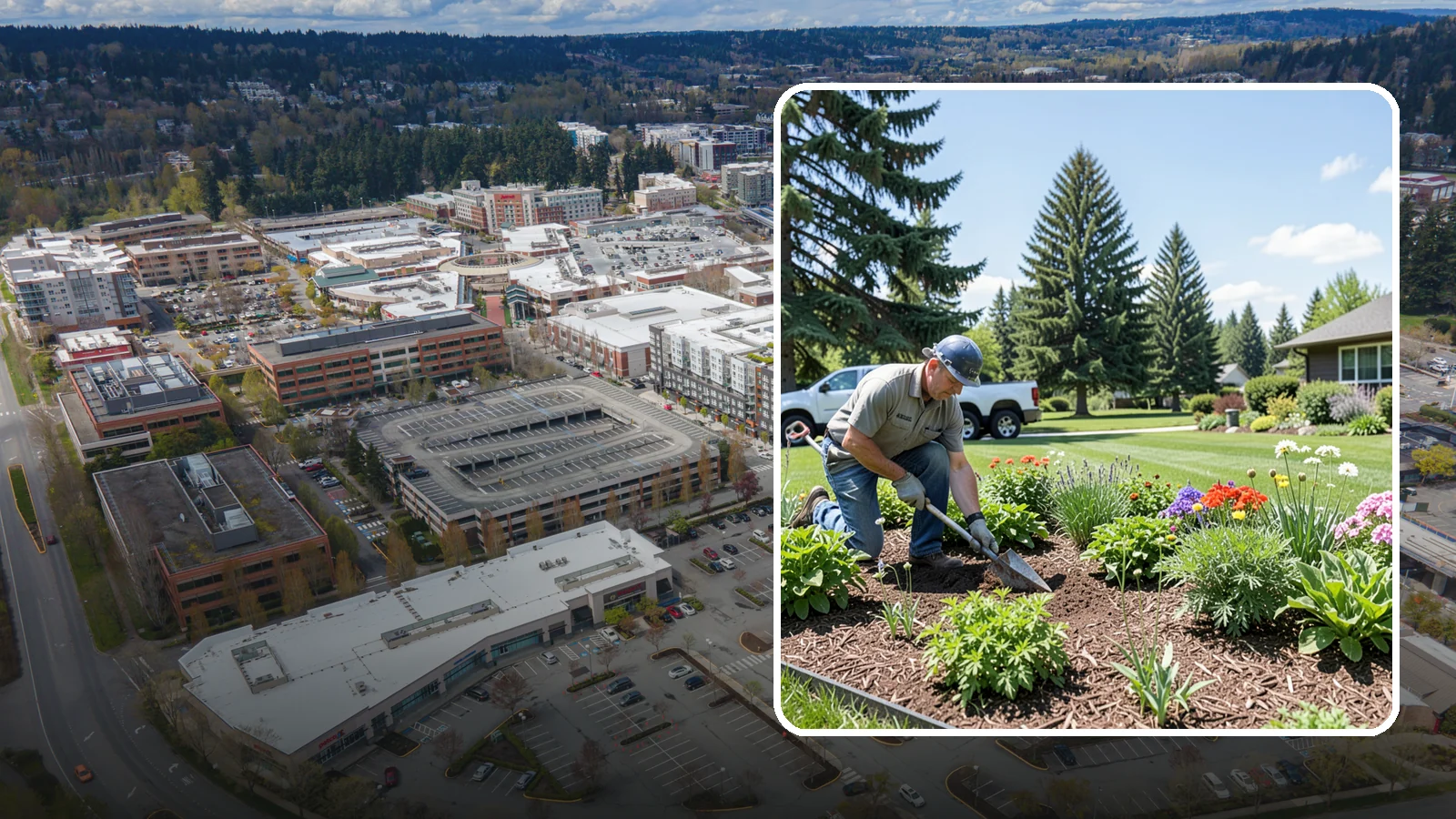 Bed Preparation in Redmond, King County, WA - Seasonal bed prep that clears, amends, and readies planting beds for a new round of planting.