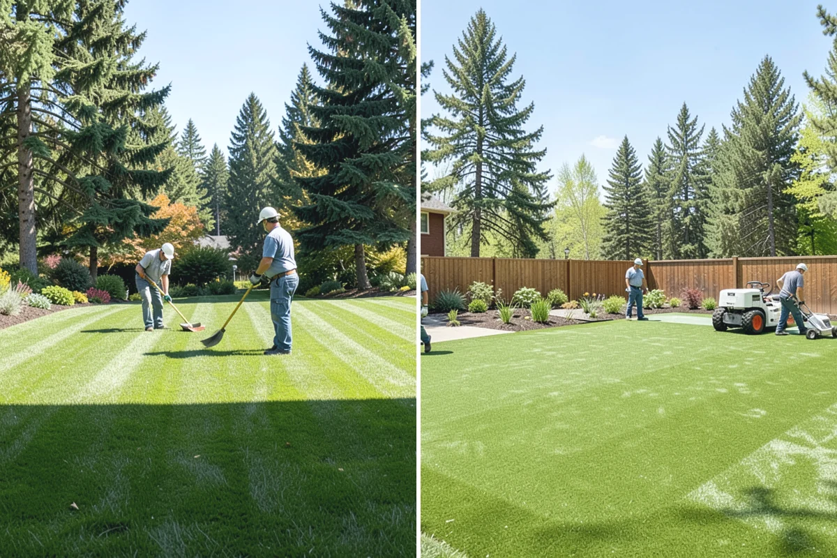 Bed Preparation in Roy, Pierce County, WA - Clear old growth, debris, and weeds