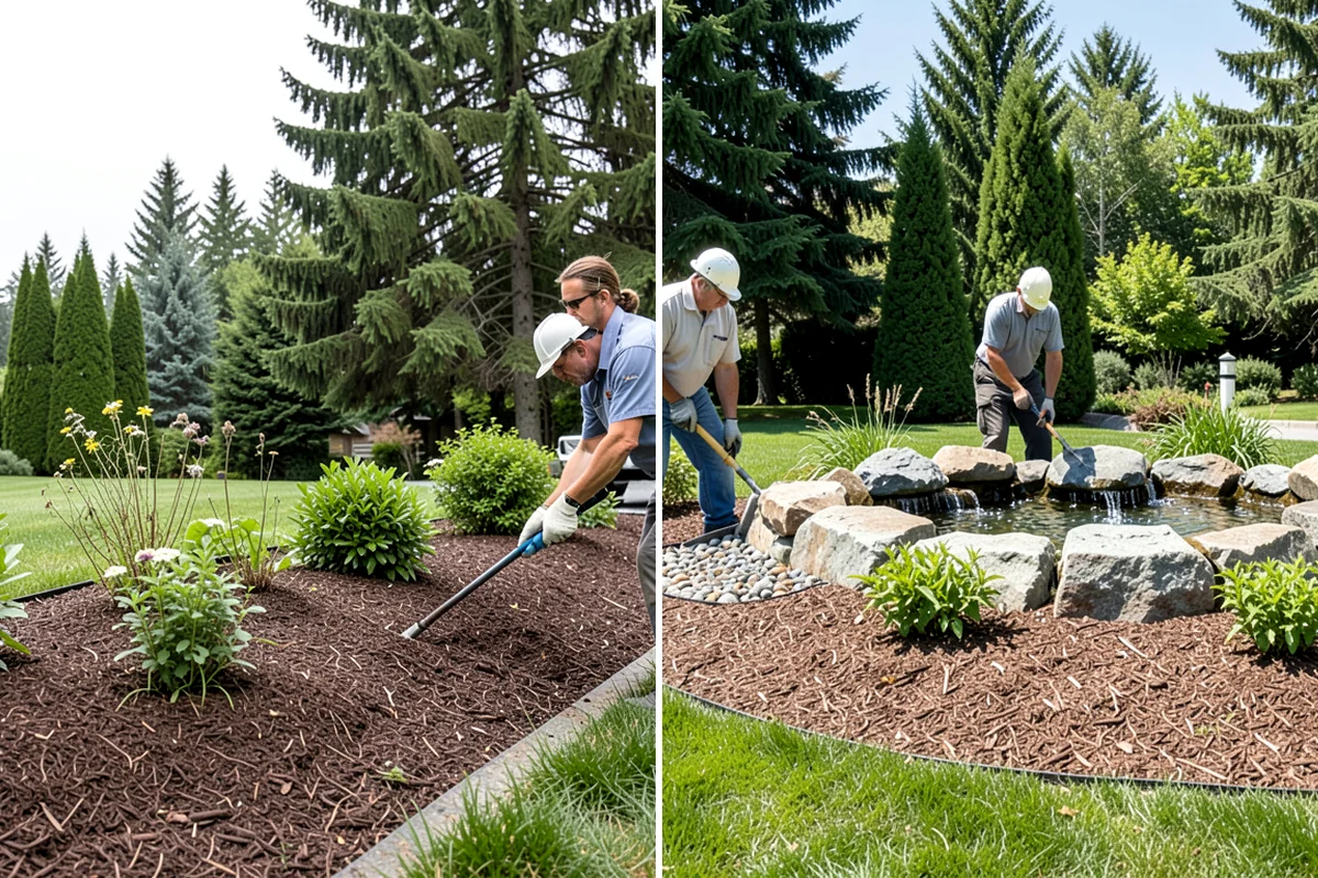 Bed Preparation in Shoreline, King County, WA - Clear old growth, debris, and weeds