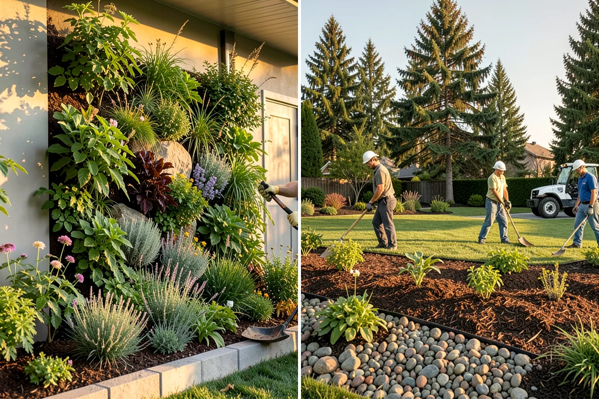 Bed Preparation in Snoqualmie, King County, WA - Clear old growth, debris, and weeds