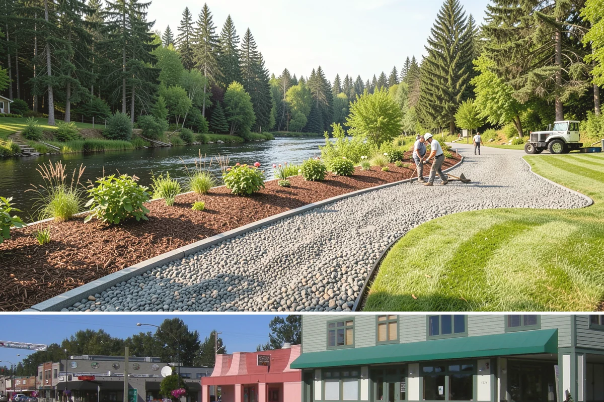 Bed Preparation in Snoqualmie, King County, WA - Done in spring and fall ahead of planting.