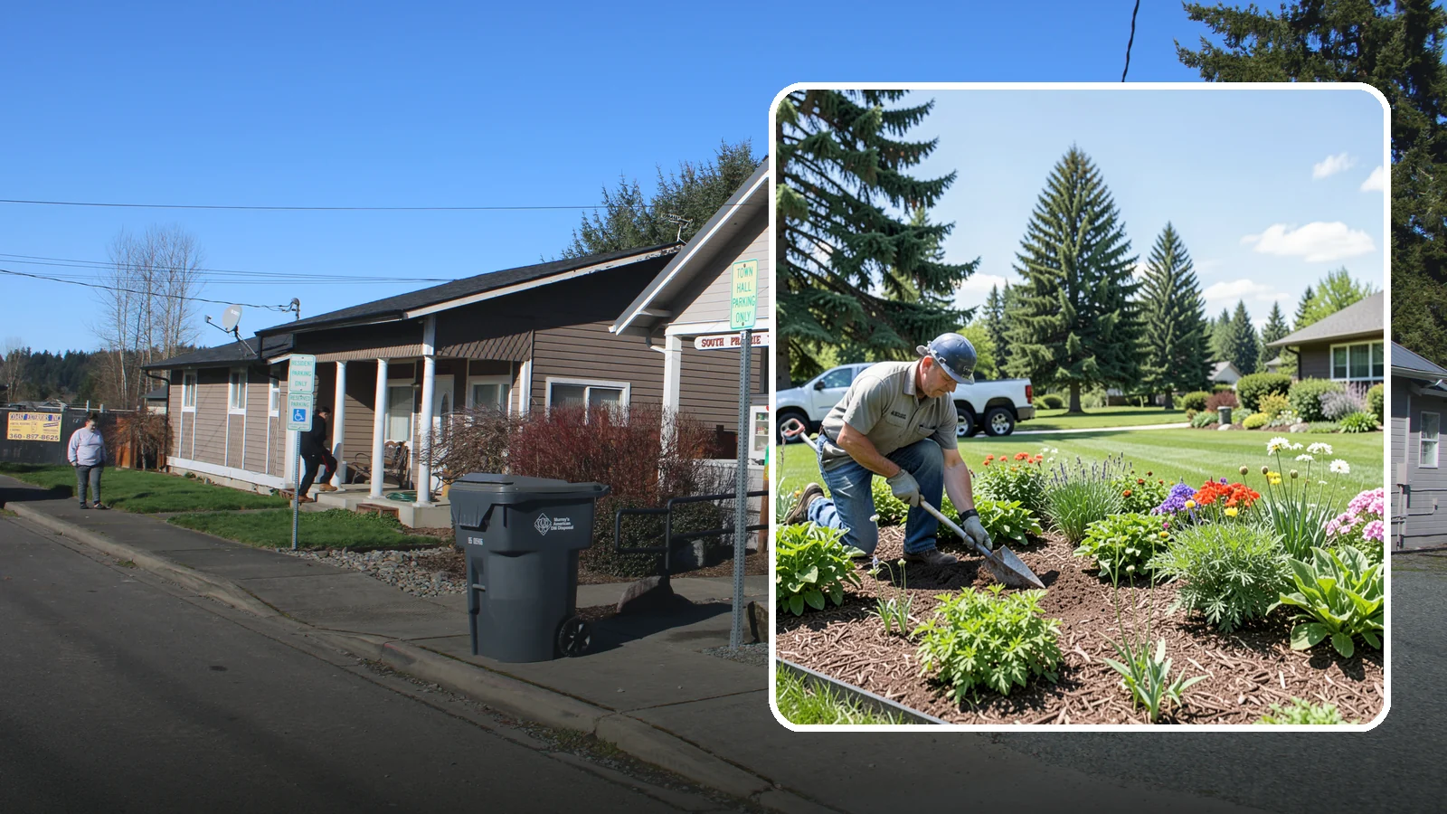 Bed Preparation in South Prairie, Pierce County, WA - Seasonal bed prep that clears, amends, and readies planting beds for a new round of planting.